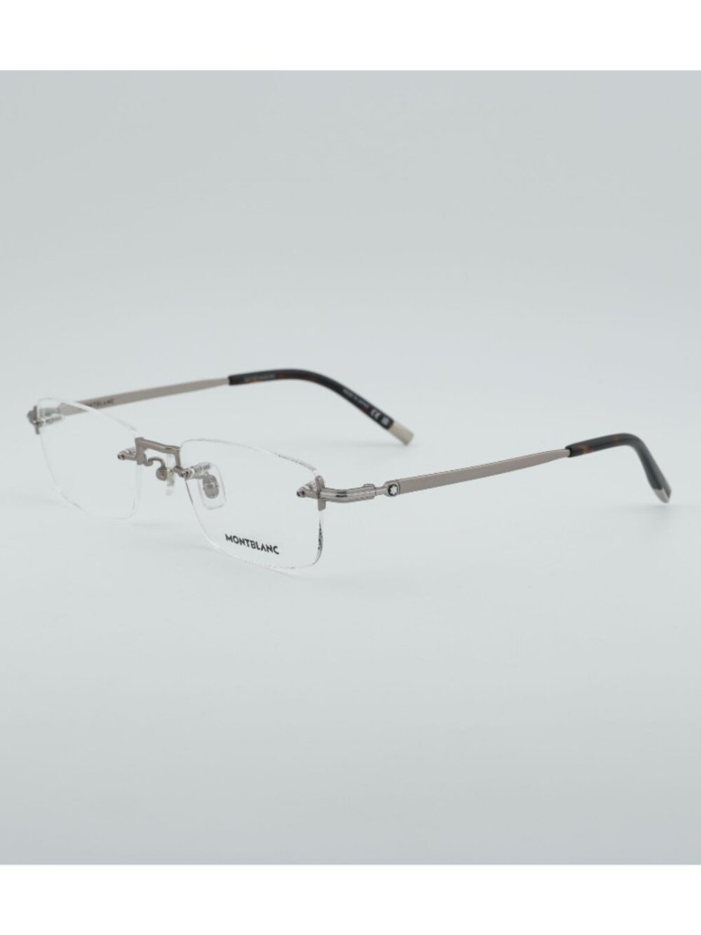 Montblanc MB0132O 002 Eyeglasses Grey 54mm Rectangle Frame
